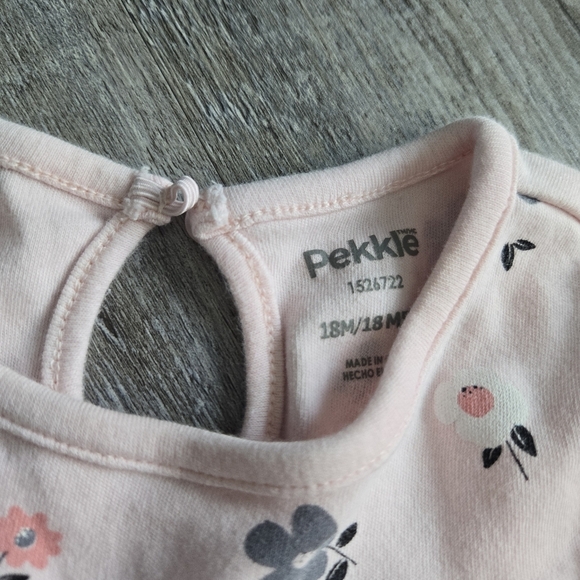 18M Girls Floral Pink Kids One Piece - Picture 4 of 4